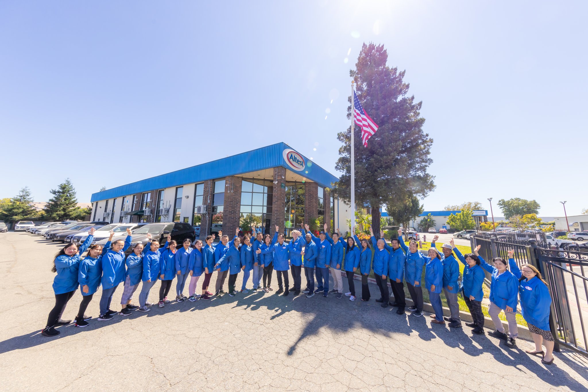 Altest Team on Factory Floor