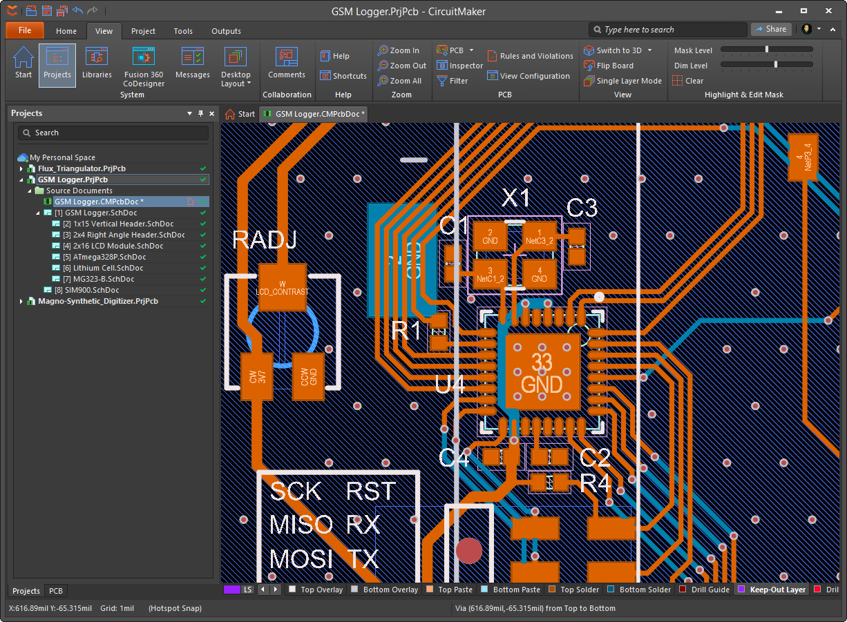 Advanced CAD PCB Layout Engineering